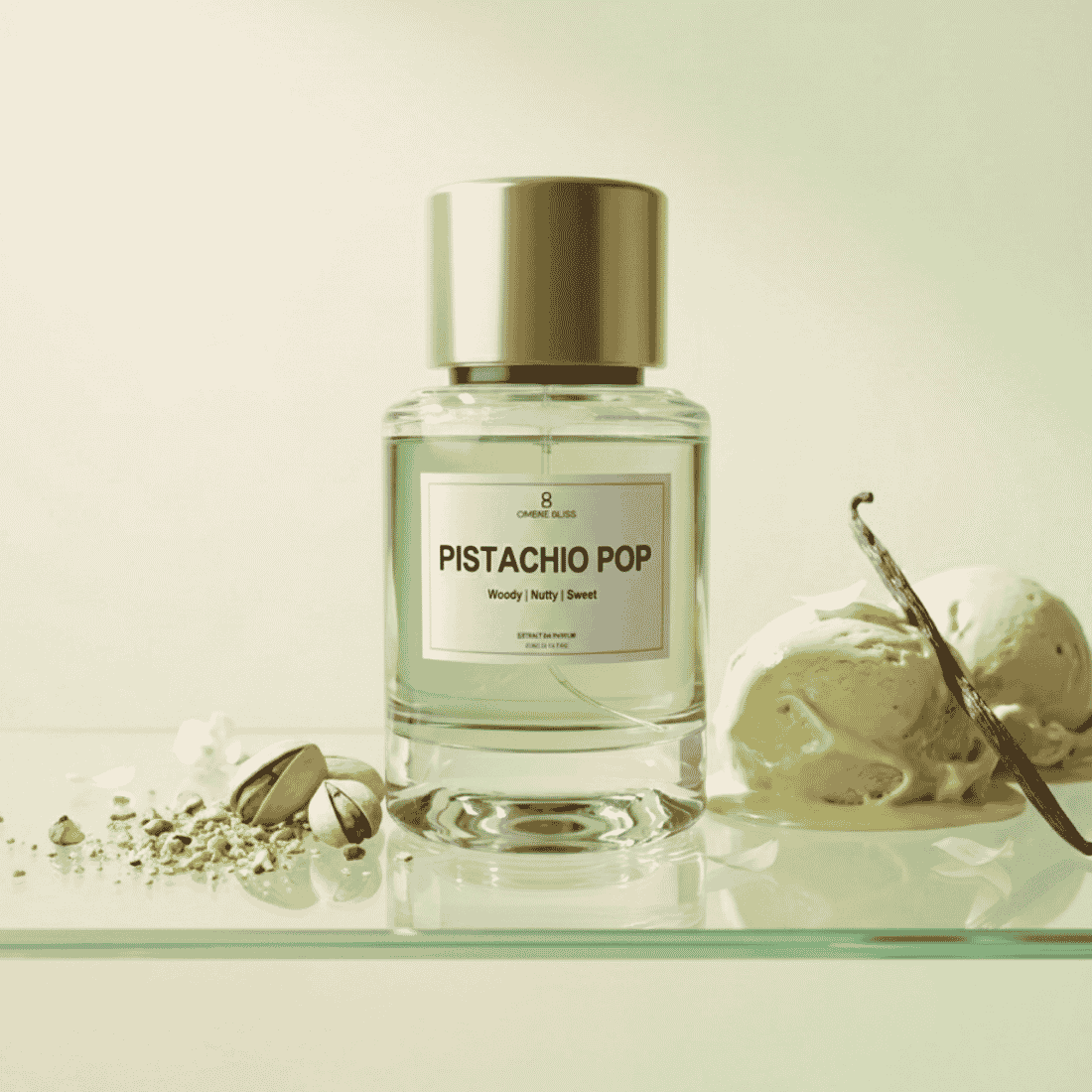 Pistachio Pop – Extrait De Parfum | Inspired by Pistachio Gelato (Sweet Nutty Gourmand Style) | Up to 8–10 Hours Long Lasting