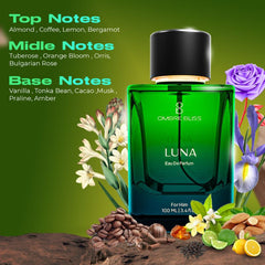 Luna – Eau De Parfum | Inspired by Good Girl (Sweet Warm Floral Style) | Up to 6–8 Hours Long Lasting