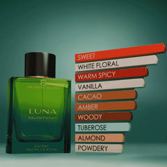 Luna – Eau De Parfum | Inspired by Good Girl (Sweet Warm Floral Style) | Up to 6–8 Hours Long Lasting