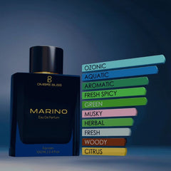Marino – Eau De Parfum | Inspired by Polo Blue (Fresh Aquatic Citrus Style) | Up to 6–8 Hours Long Lasting