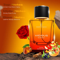 Vicious – Eau De Parfum | Inspired by Ombre Nomade (Dark Oud Leather Style) | Up to 6–8 Hours Long Lasting