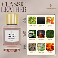 Classic Leather – Extrait De Parfum | Inspired by Ombre Leather (Luxury Leather Style) | Up to 8–10 Hours Long Lasting